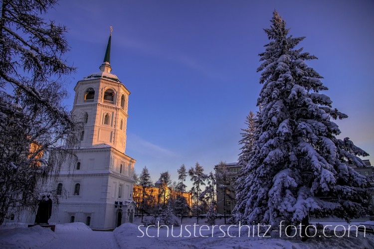 Der schiefe Turm von Irkutsk